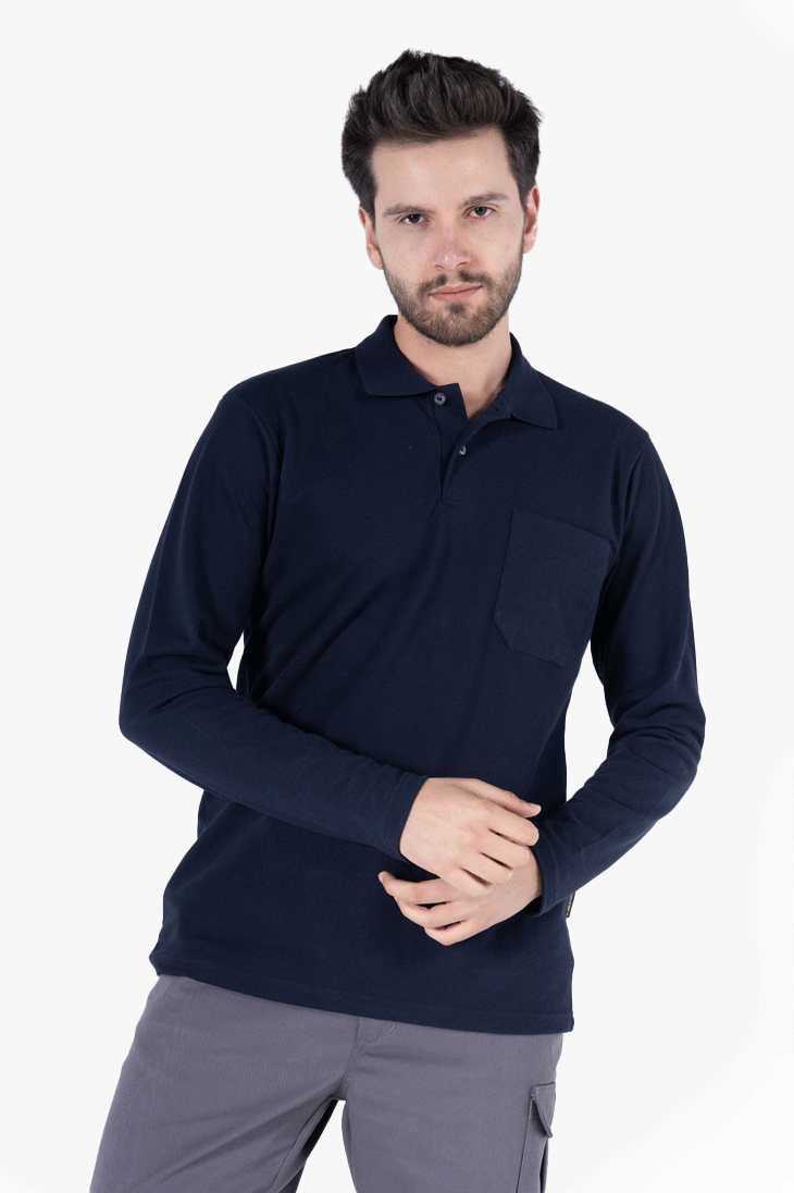 Polo Yaka Sweatshirt